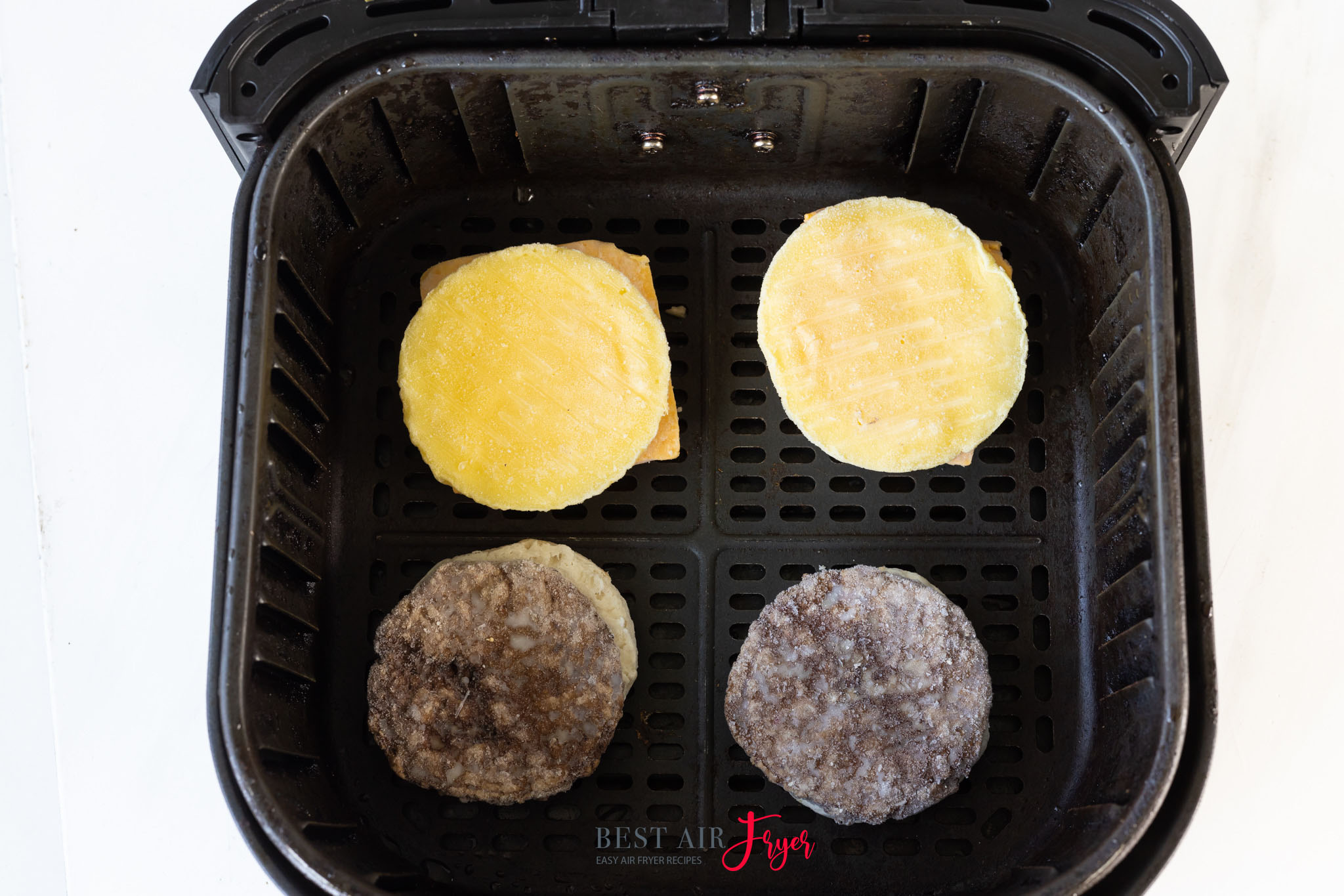 Air Fryer Frozen Breakfast Sandwich