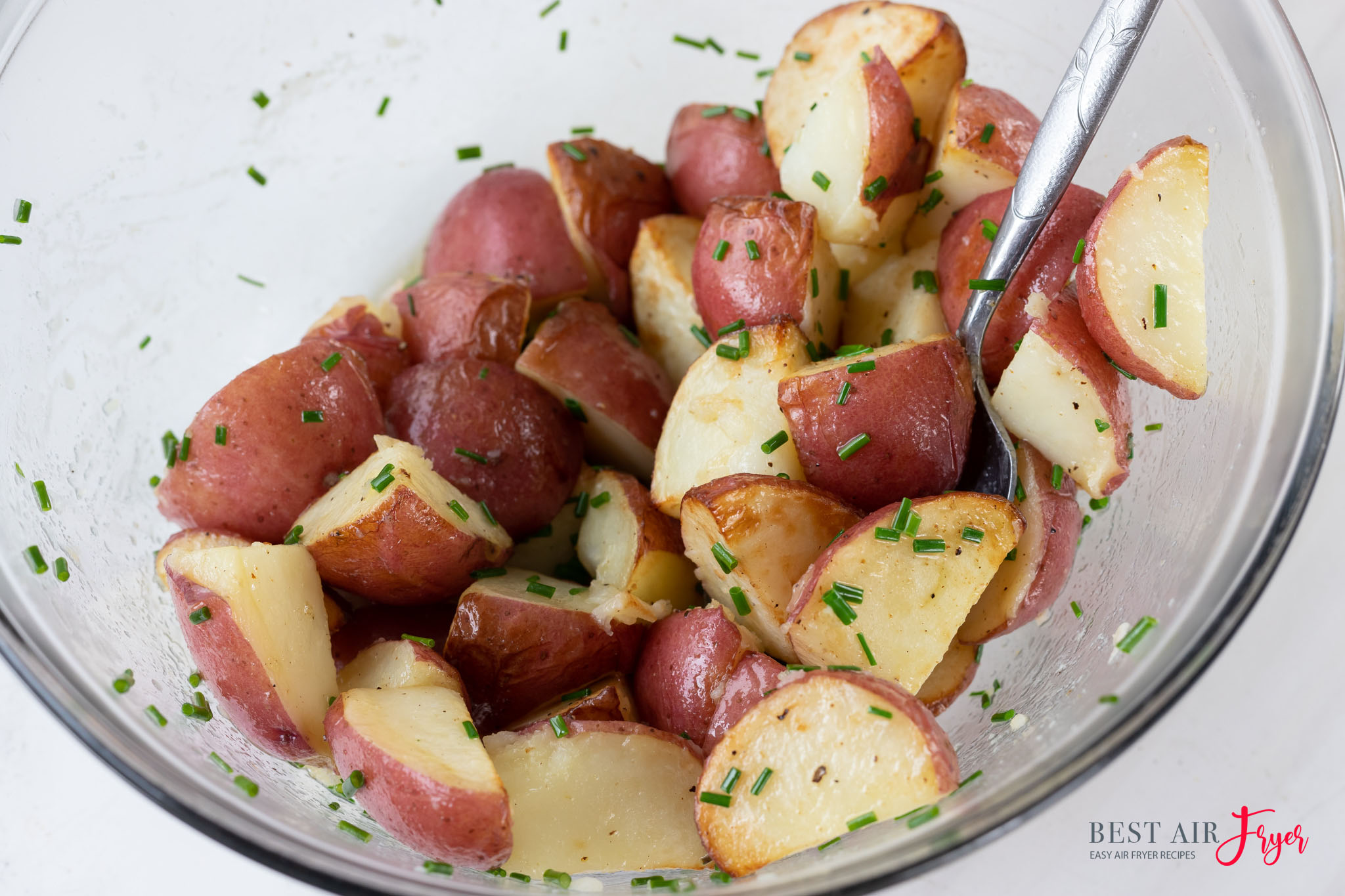 Butter Chive Red Potatoes In Air Fryer