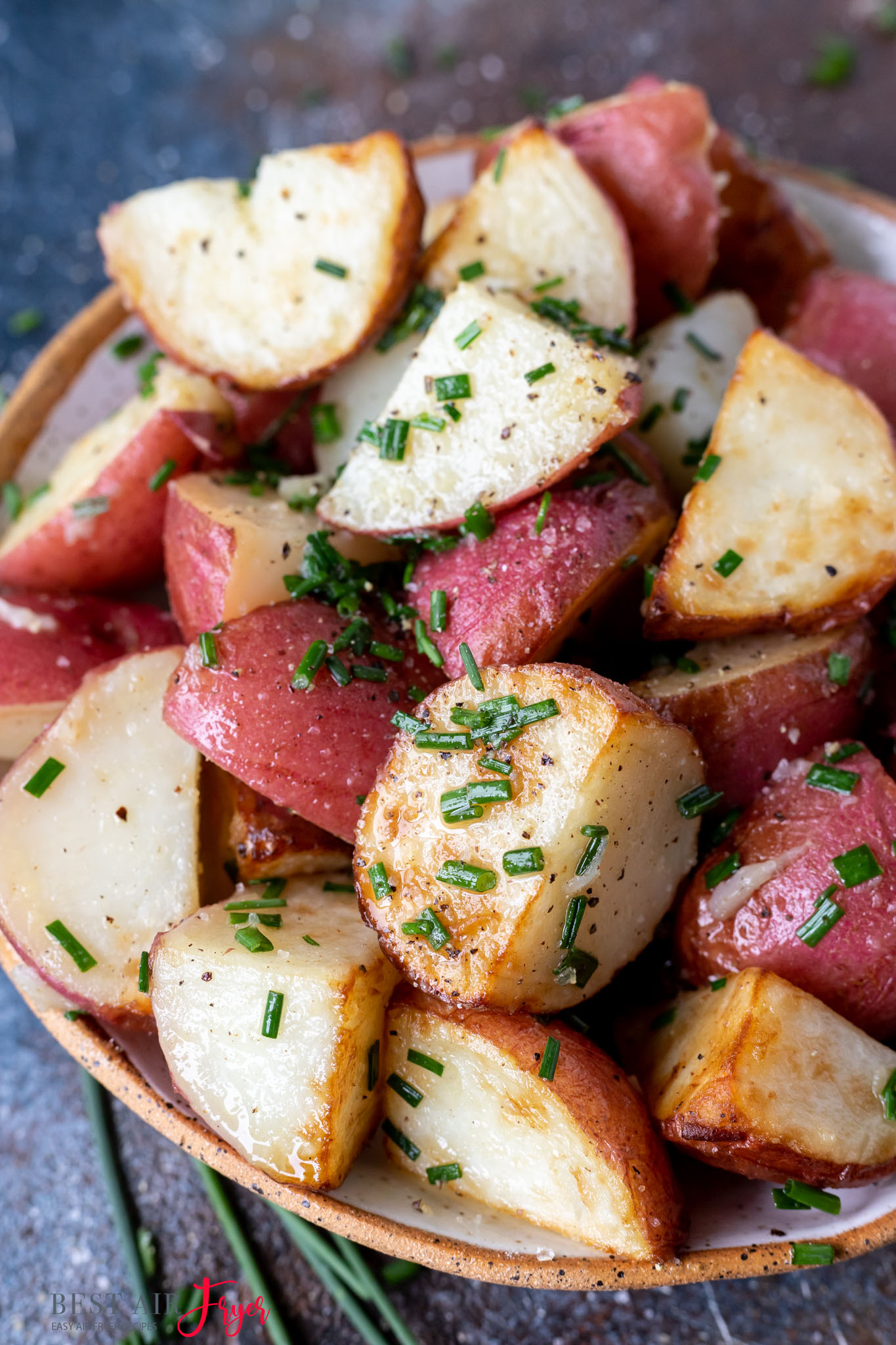 Butter Chive Red Potatoes In Air Fryer