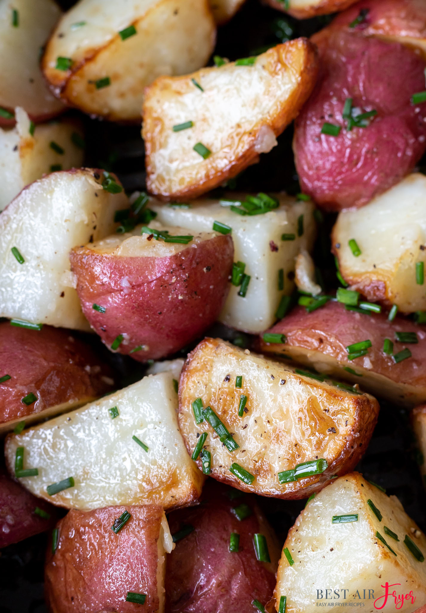 Butter Chive Red Potatoes In Air Fryer