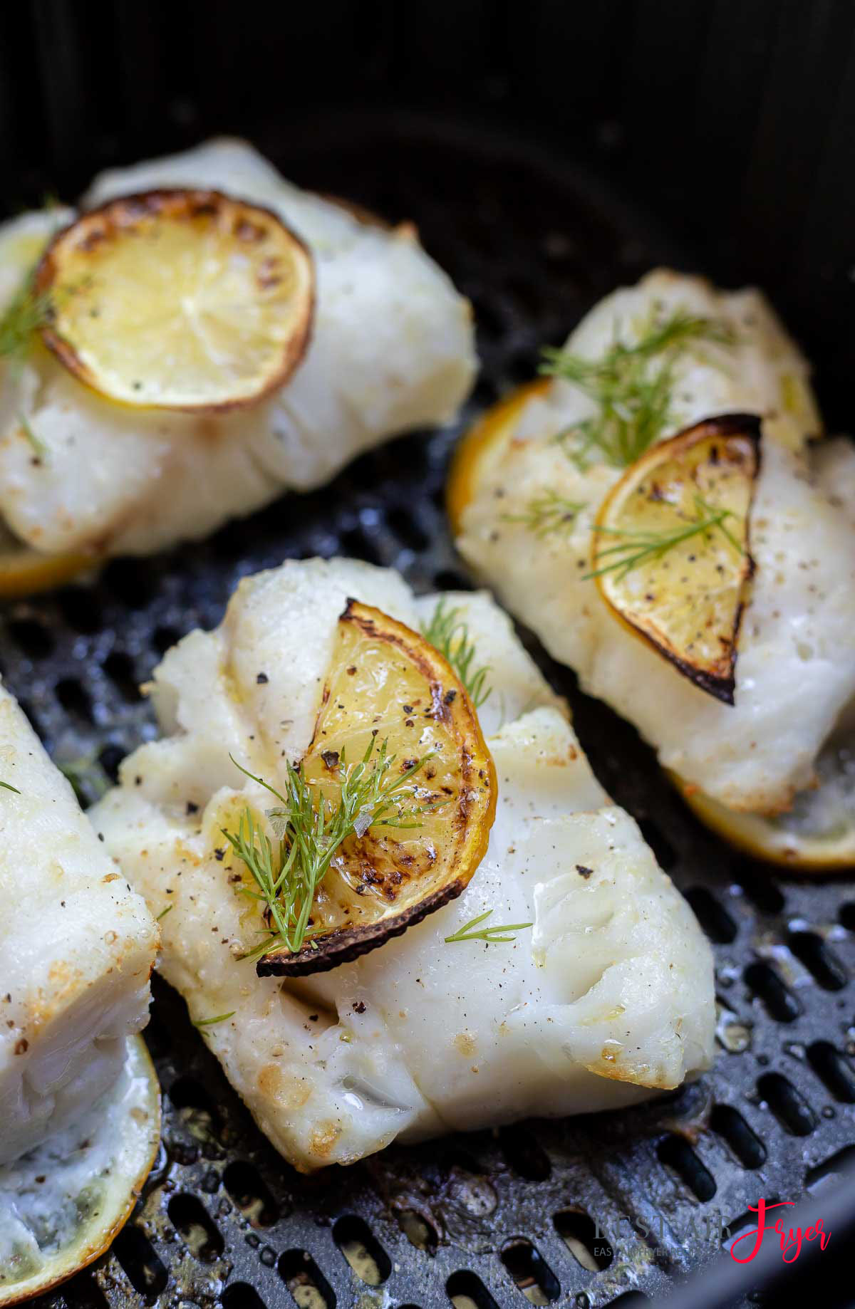 Fish for dinner is so easy with this Air Fryer Cod Recipe. Air fried cod with lemon and dill is a healthy, flavorful low carb meal.