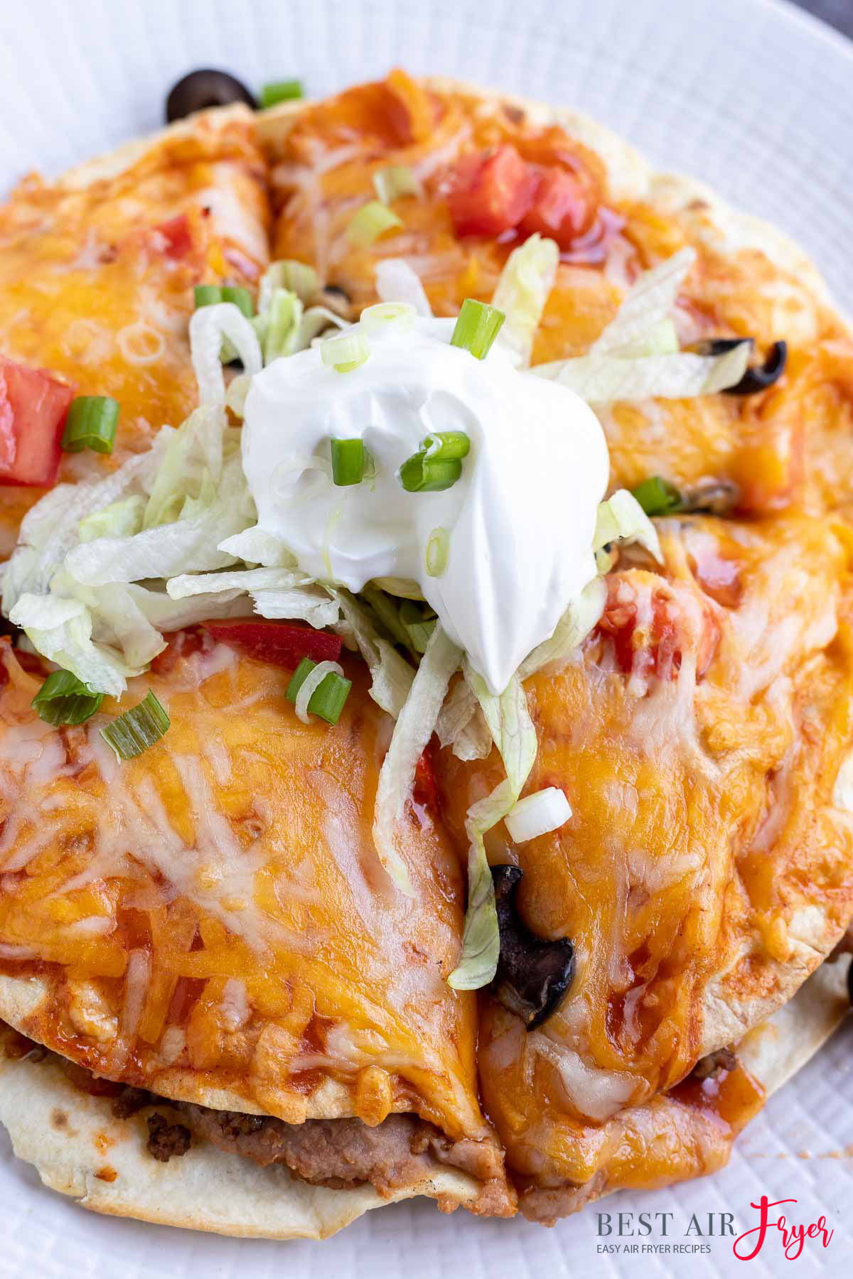 Air Fryer Mexican Pizza Recipe