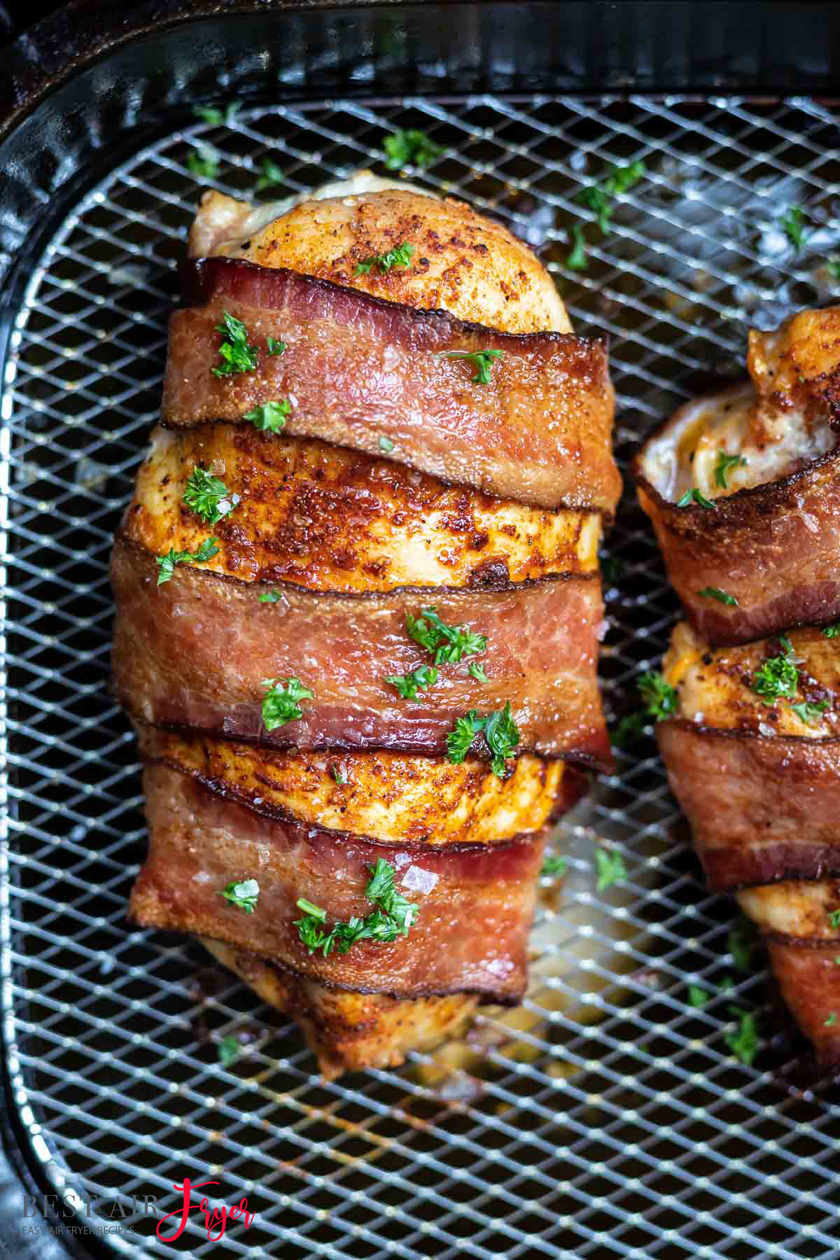 Air Fryer Bacon Wrapped Chicken Breast Recipe