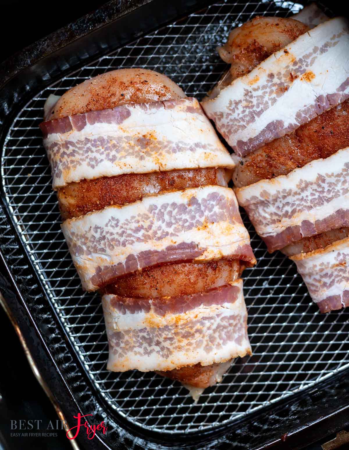 Air Fryer Bacon Wrapped Chicken Breast Recipe