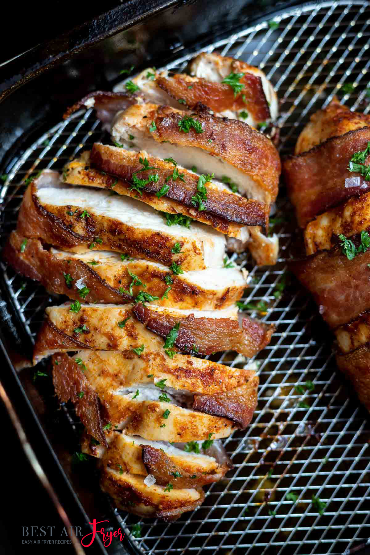 Air Fryer Bacon Wrapped Chicken Breast Recipe