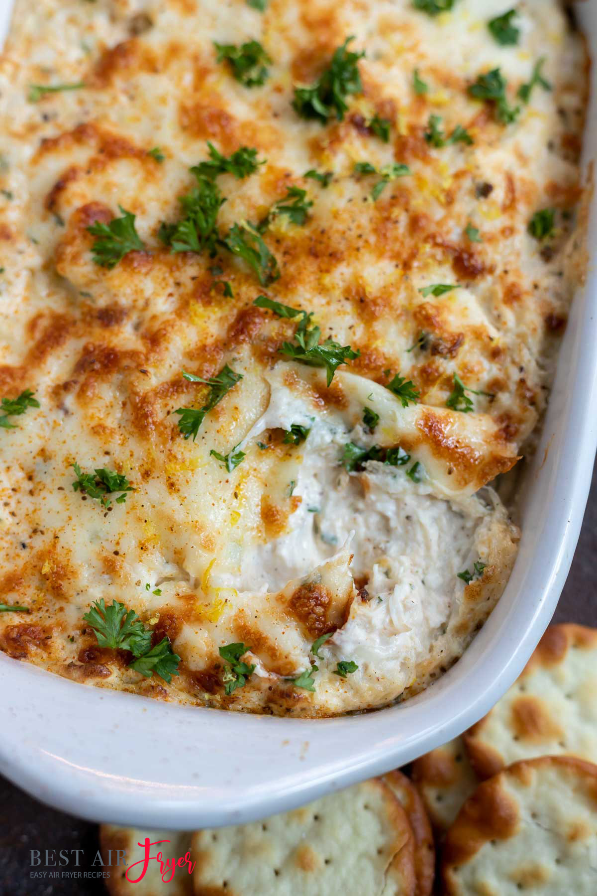 Air Fryer Hot Crab Dip Recipe