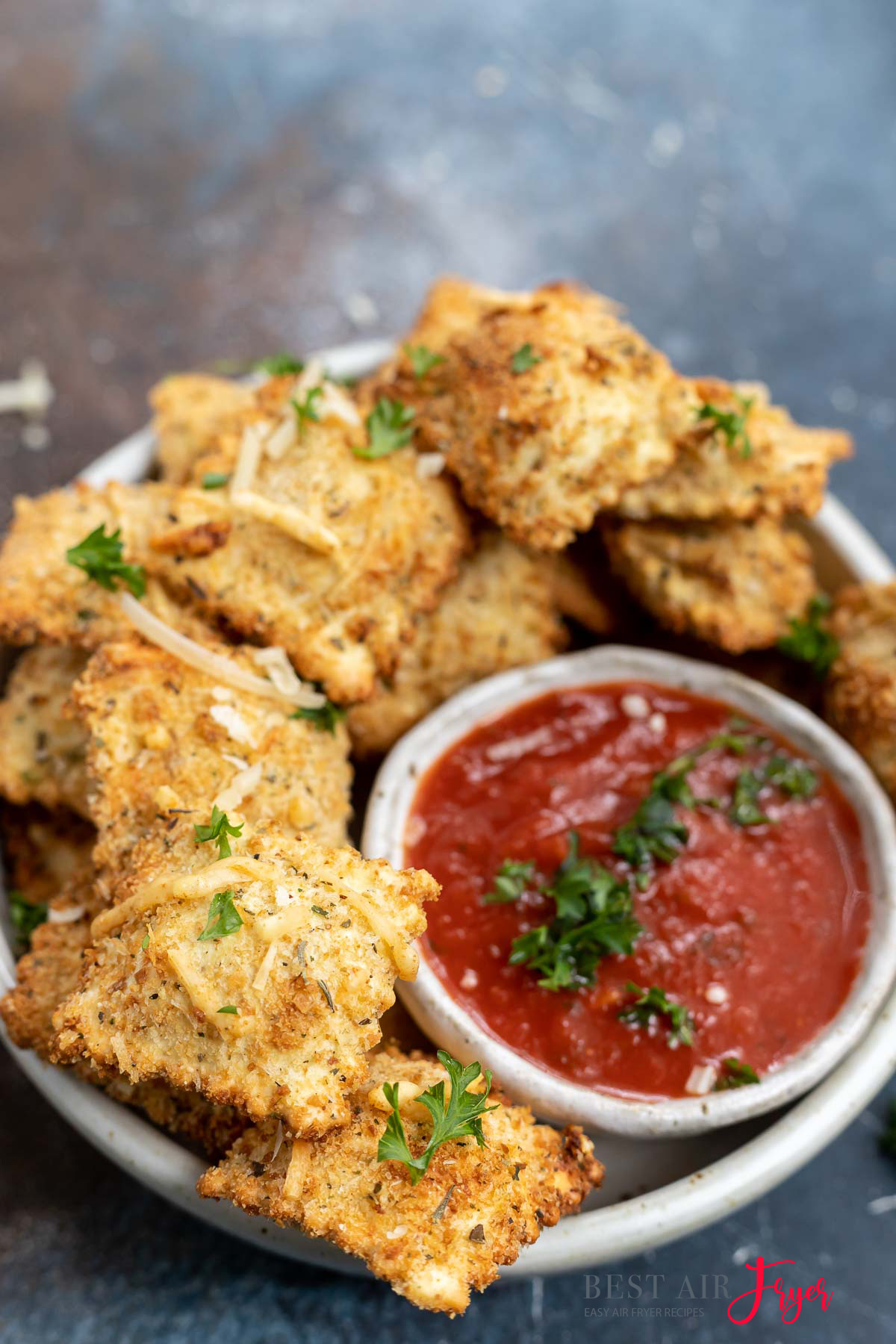 Air Fried Toasted Ravioli Recipe